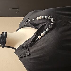 Uniqlo black tunic dress size large